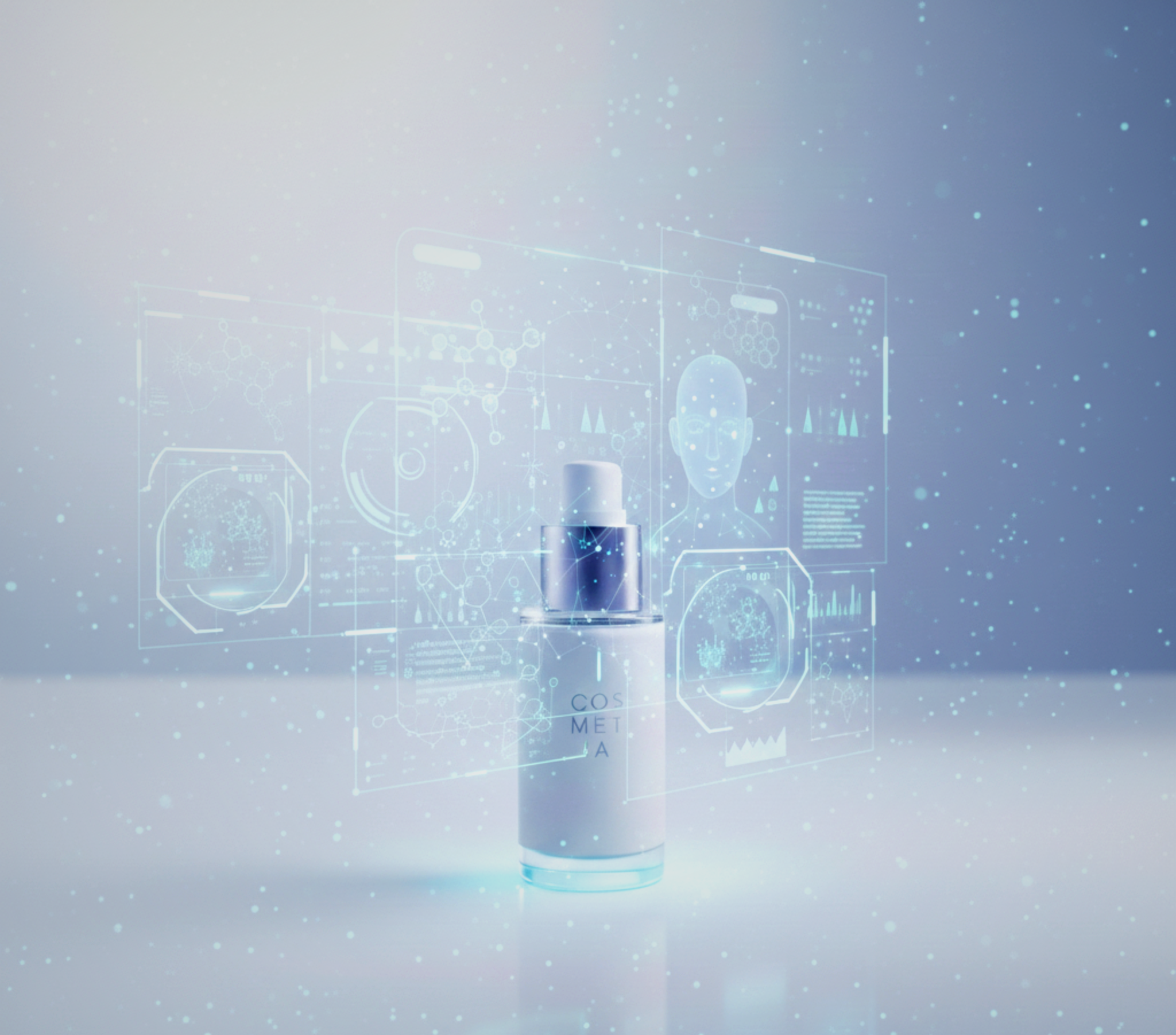 Cosmet-IA: imagen futurista y premium